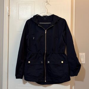 Women’s Navy Rain Coat